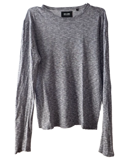 Long Sleeve T-Shirt Gray Only & Sons